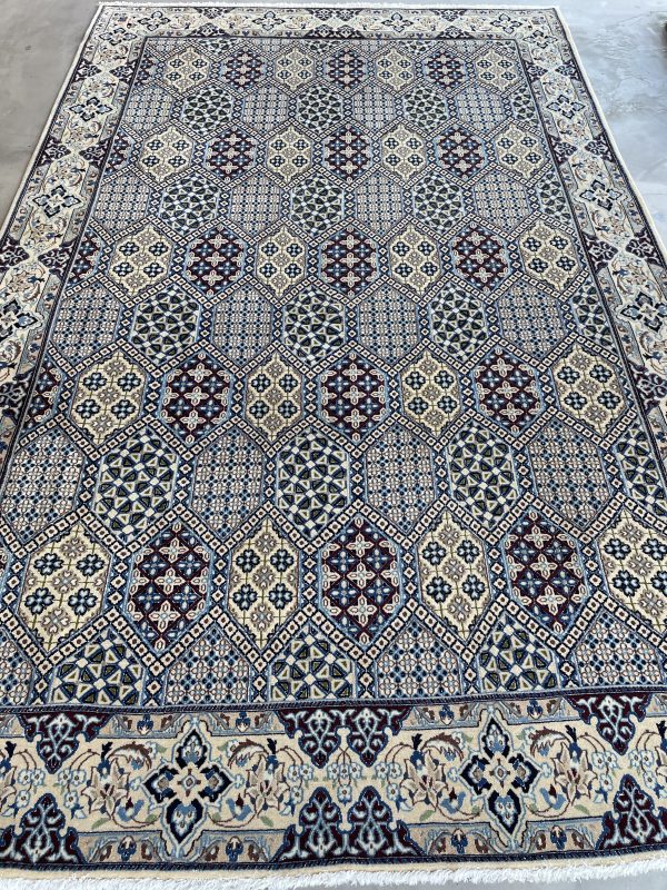 Persian Nain Silk inlay 300 x 193 cm - Image 4